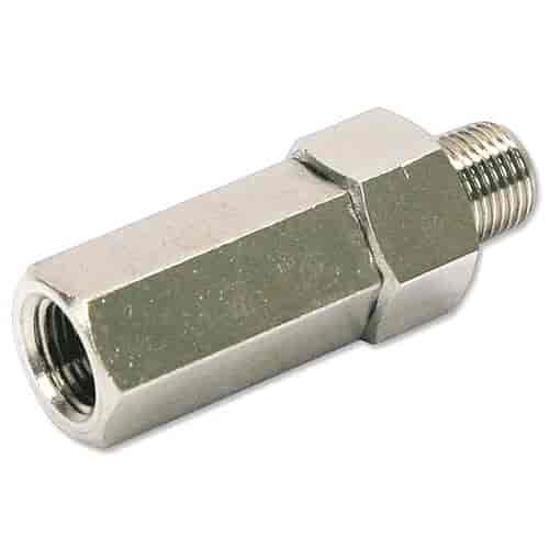 Check Valve 1/8" NPT Female Thread to 1/8" NPT Male Thread (O.D. 16mm)