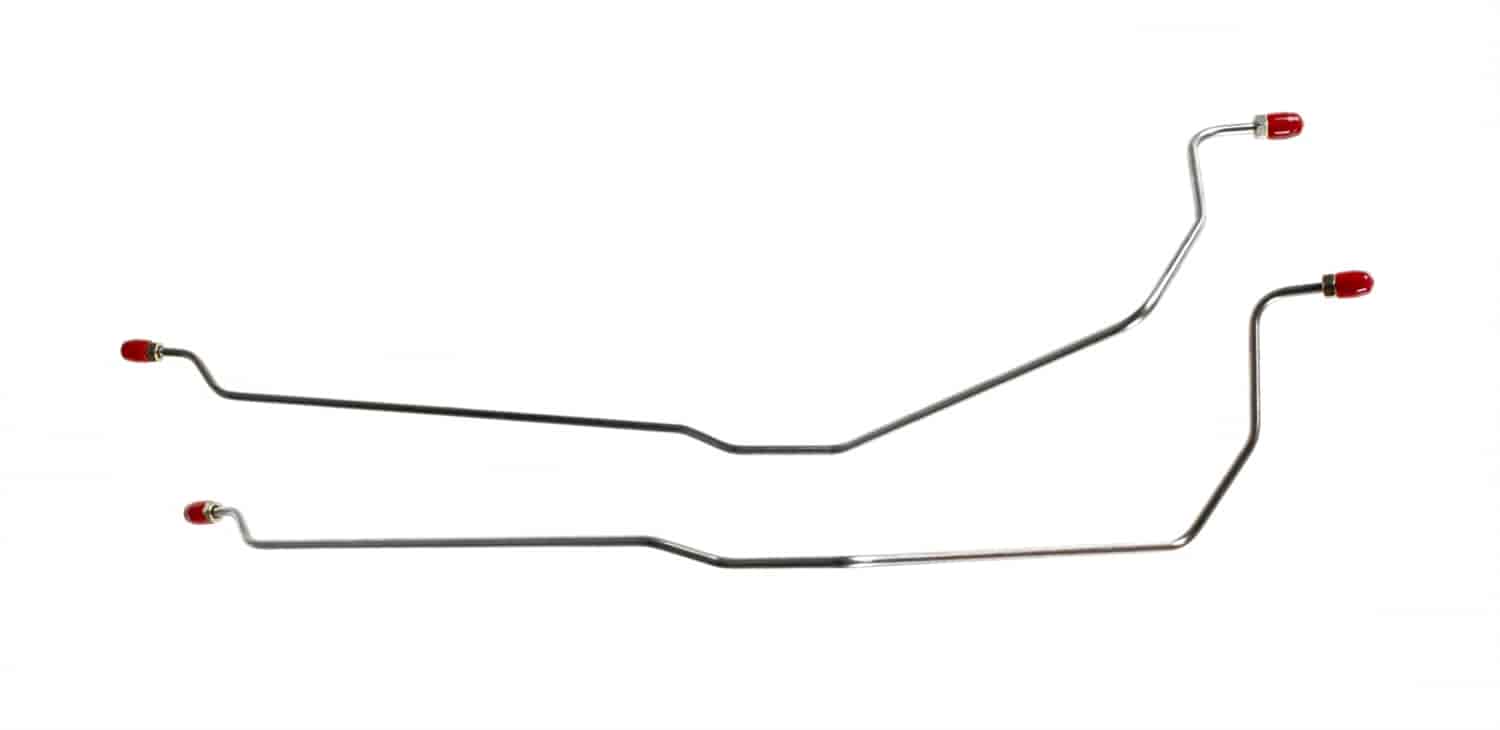 66 Rear Disc - Rear Axle Brake Lines - Stainless 2 Pcs.