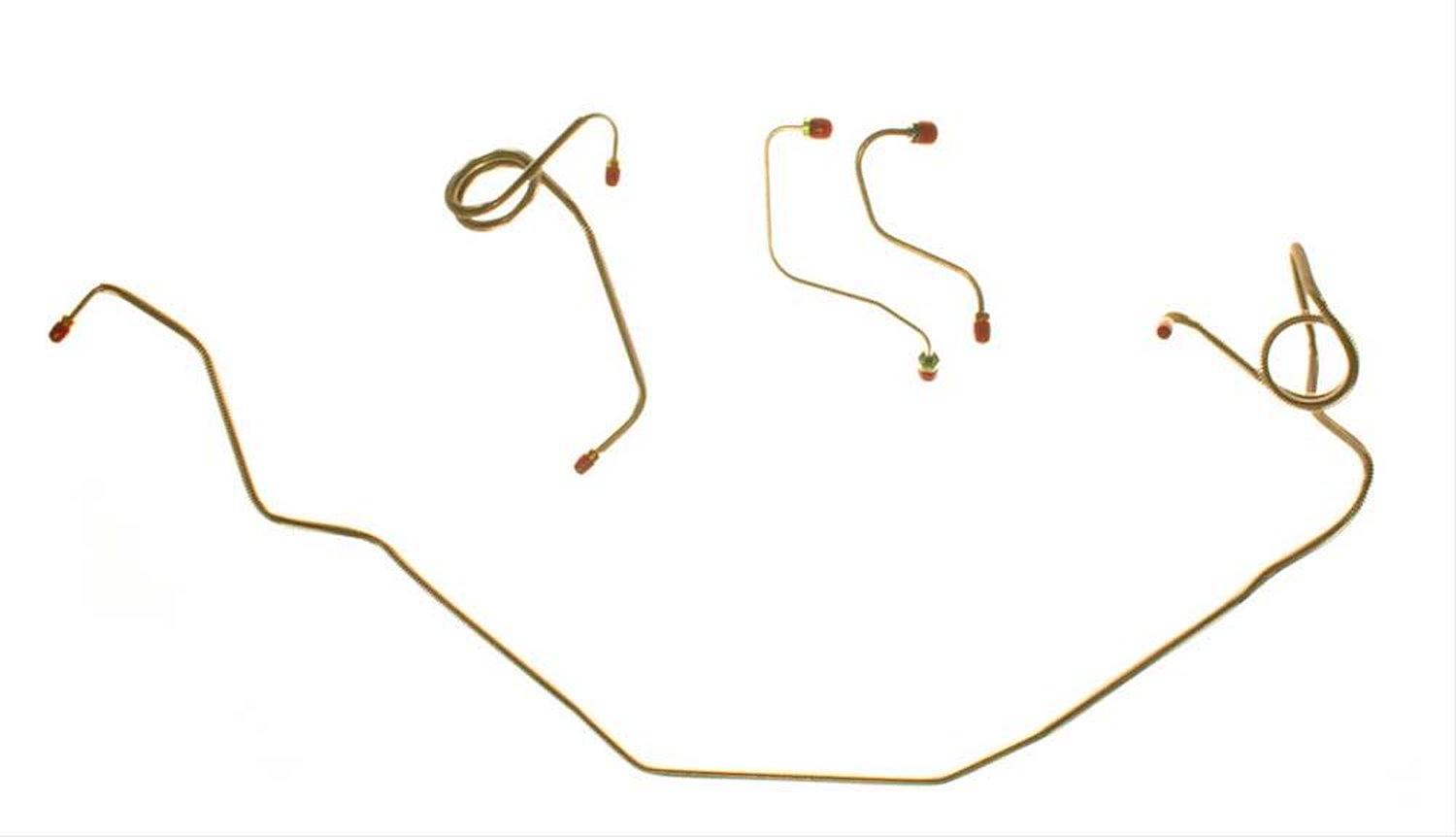 64 -66 Imperial Pwr. Drum - Front Brake Line Kit - Stainless 3 Pcs.
