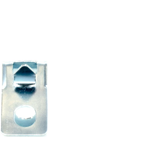 3/8IN. R Clip w/ Tab - Silver Zinc