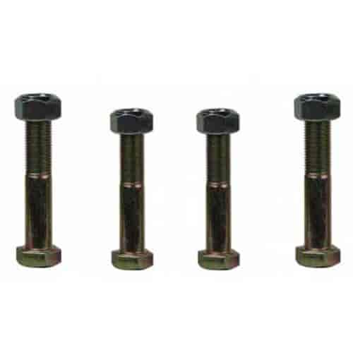 8-Piece Spindle Hardware Kit Includes (2) Long Bolts, >(2) Short Bolts, (4) Nuts
