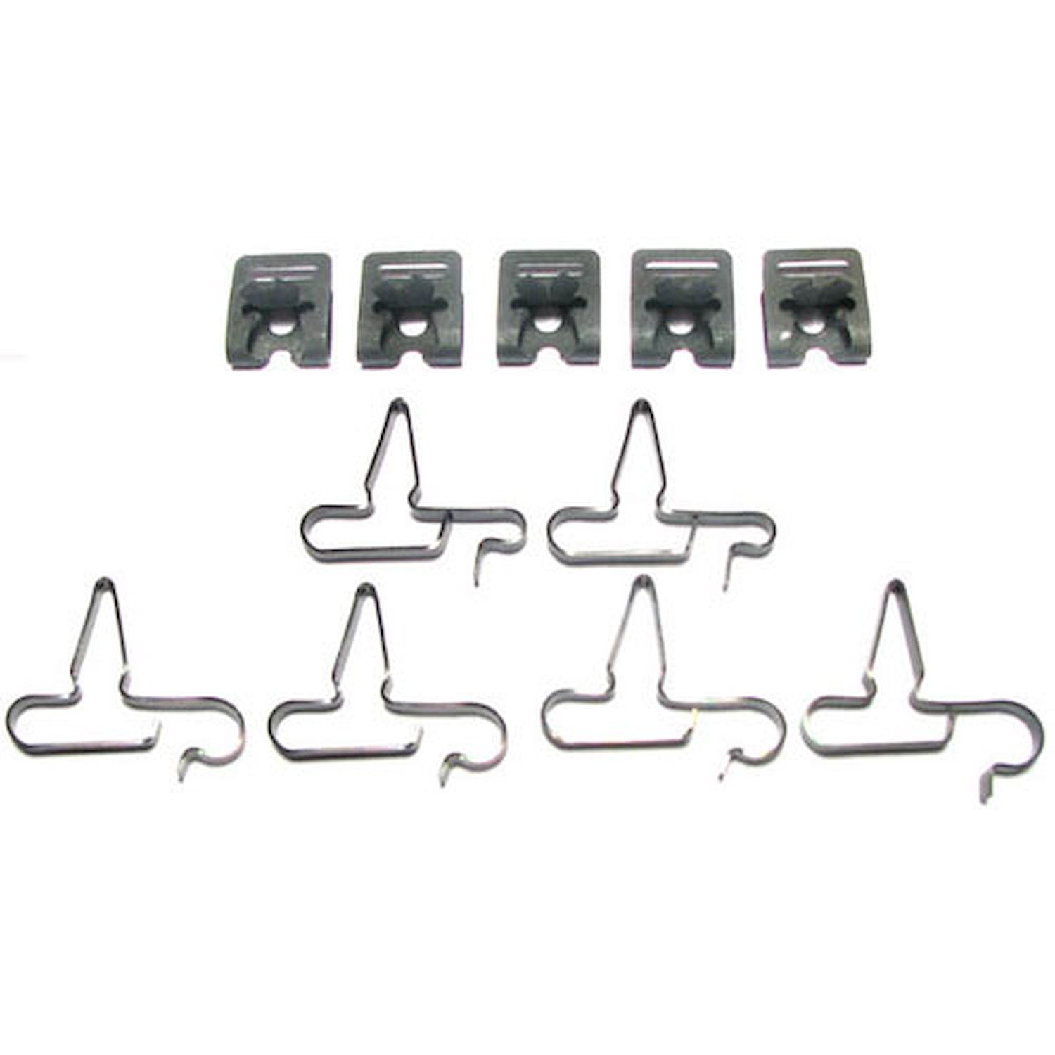58 -62 All Cars - Brake AND Fuel Clip Set