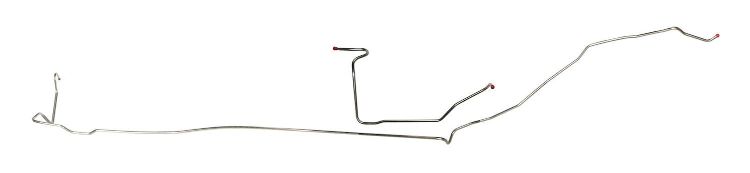 71 -73 3/8 - Front to Rear Fuel Line - Stainless 2 Pcs.