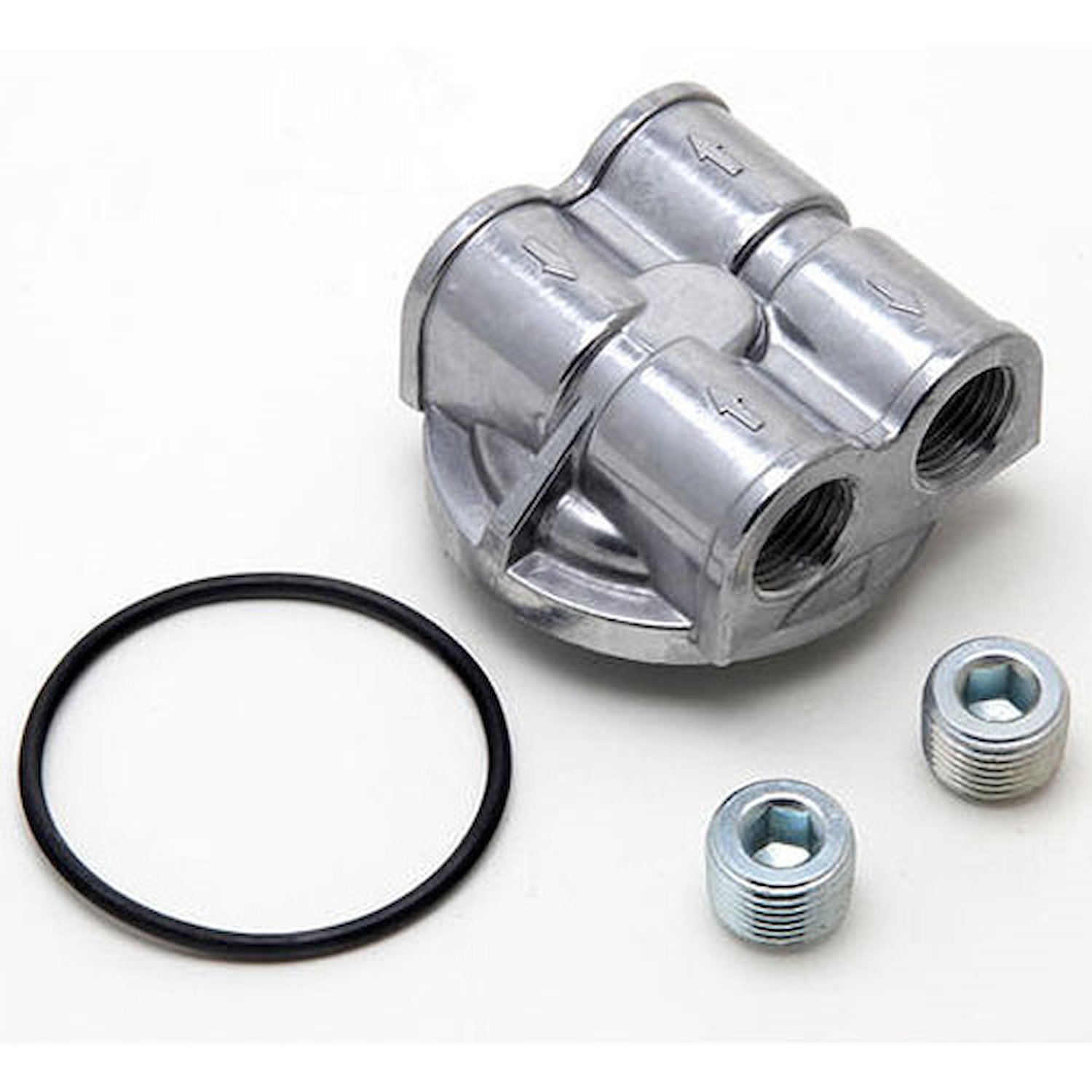 Spin-On 90° Oil Filter Bypass Adapter Ford 4.6L/5.4L Modular V8