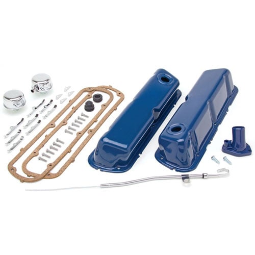 Blue Engine Dress-Up Kit Ford 260-351W Includes: