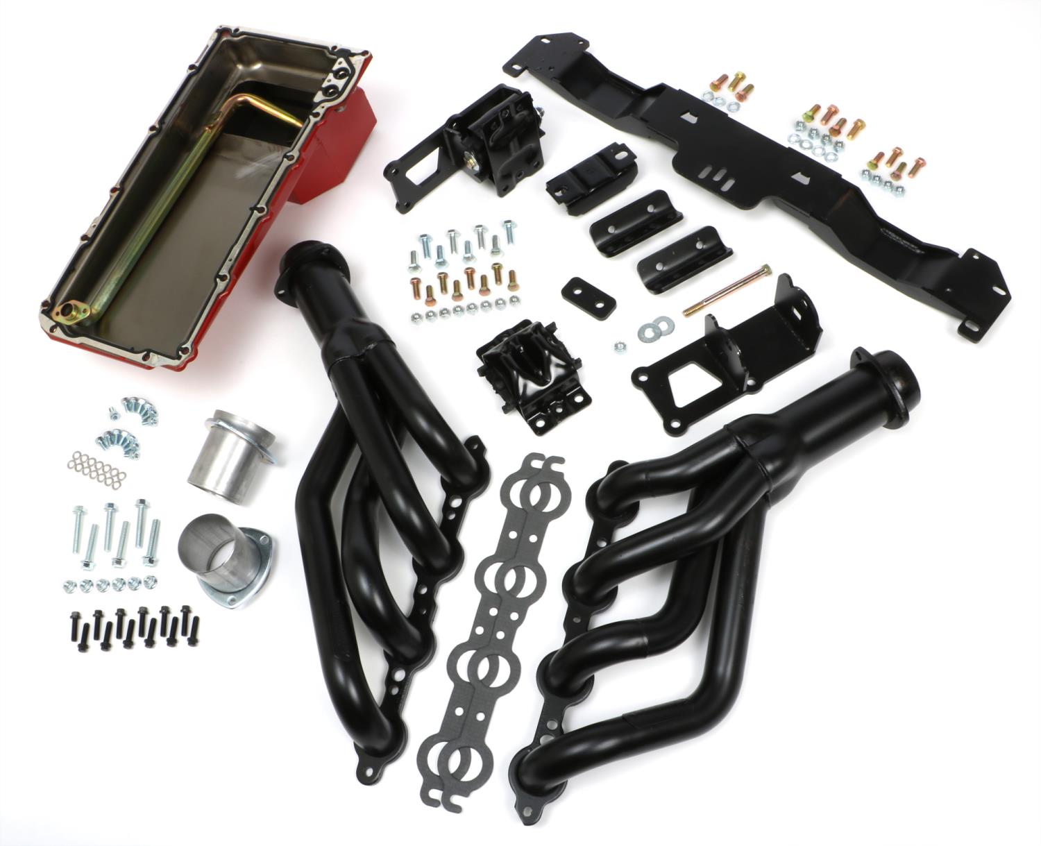 42031 Engine Swap-In-A-Box Kit for GM LS (Gen III/IV) and Automatic Transmission, 1975-1981 GM F-Body Cars