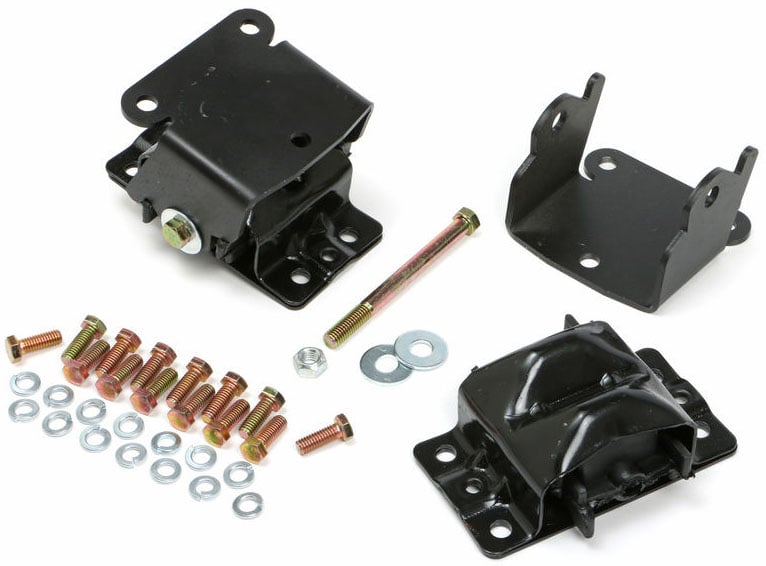 Replacement Motor Mount Pads With Adapter Plate Small Block Chevy