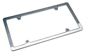 Deluxe License Plate Frame 4-Hole Design without Light