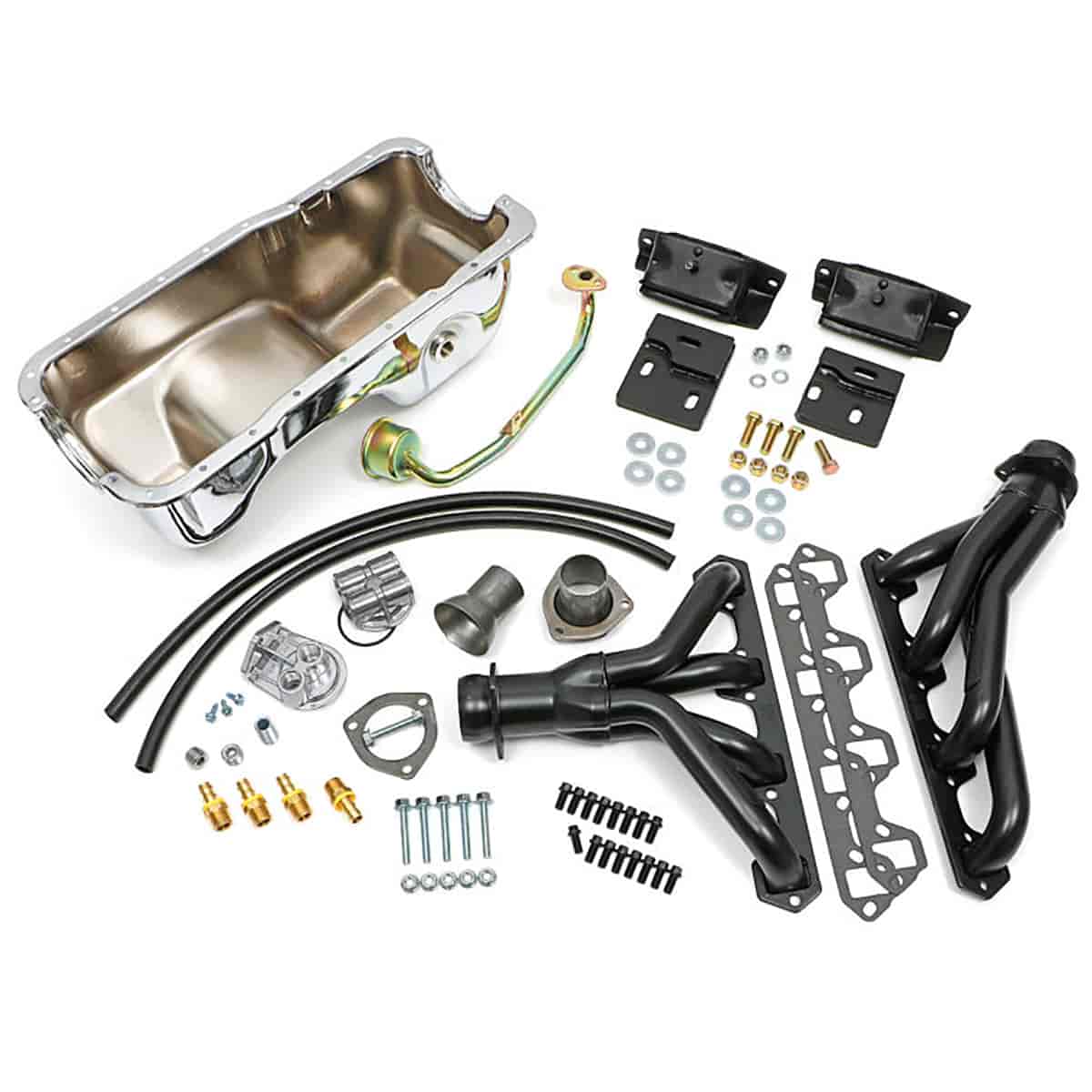 Engine Swap-in-a-Box Kit 1983-1997 Ford Ranger 2WD - Uncoated Headers