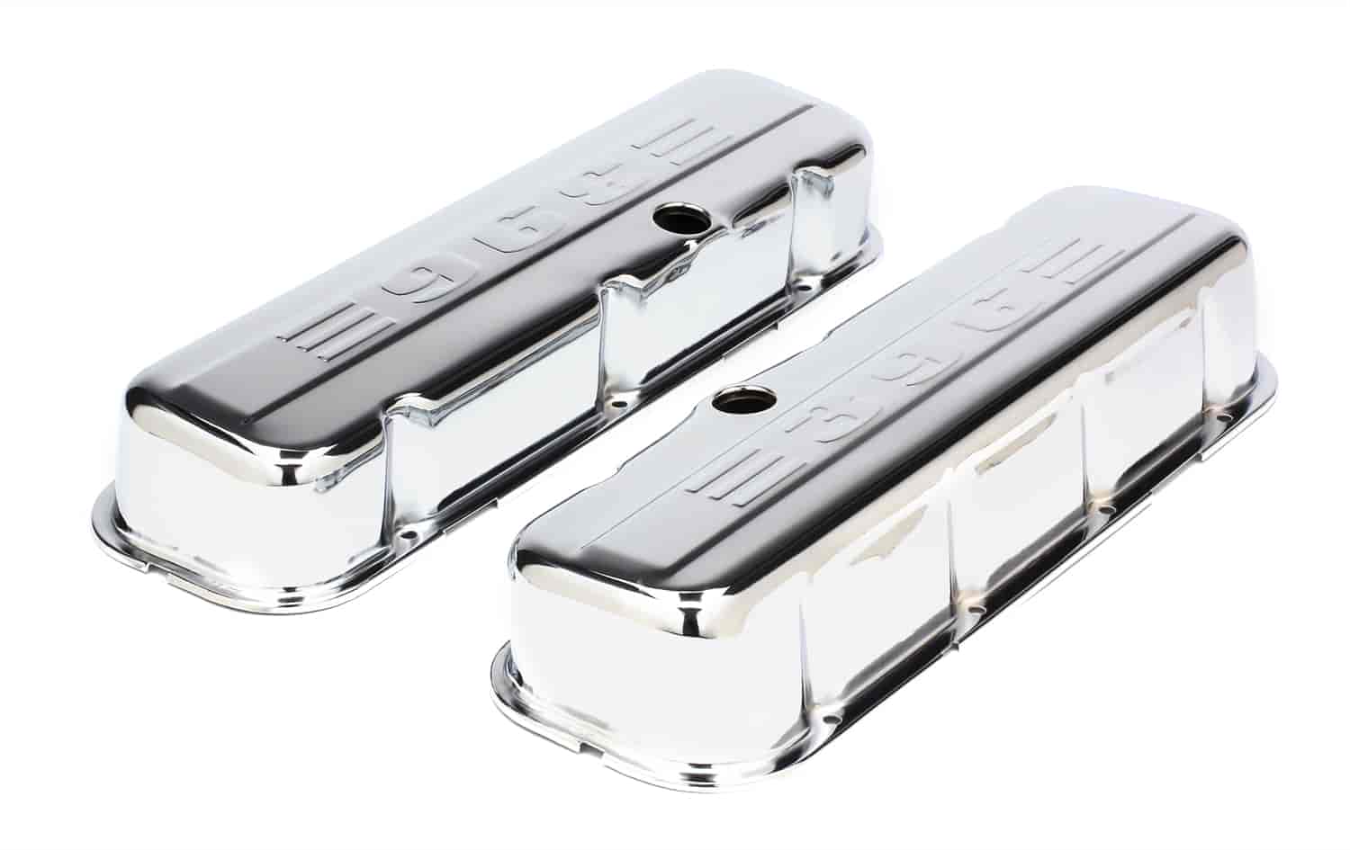 Chrome Plated Steel Valve Covers 1965-2000 Big Block Chevy 396-502