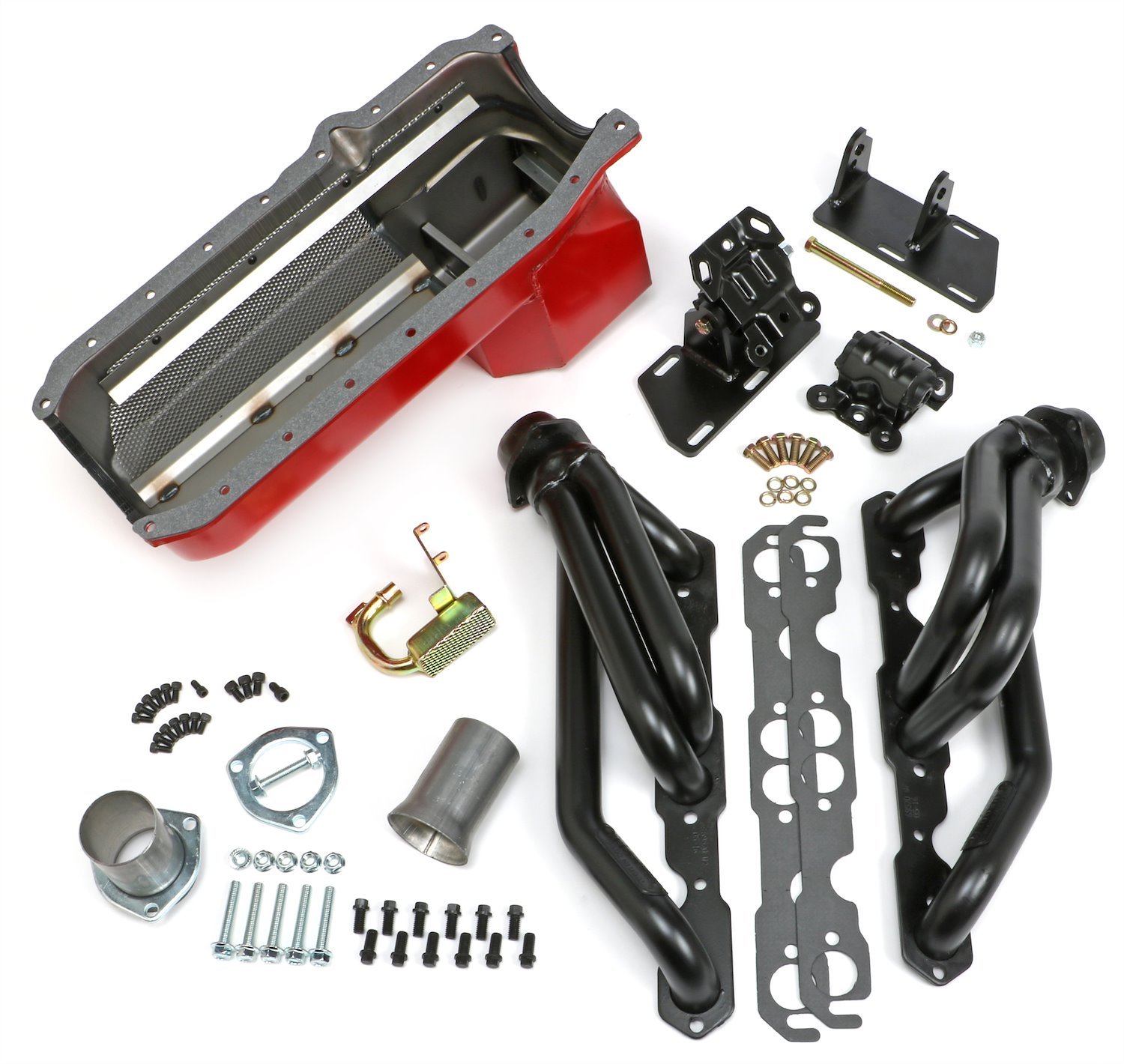 99071 Engine Swap-In-A-Box Kit for 1986-2000 Small Block Chevy w/ Factory Heads, 1982-2004 GM S10/S15/Blazer 2WD