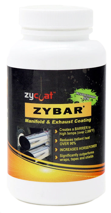 ZyBar Hi-Temp Coating, 8 oz. Bottle [Cast Medium Gray]