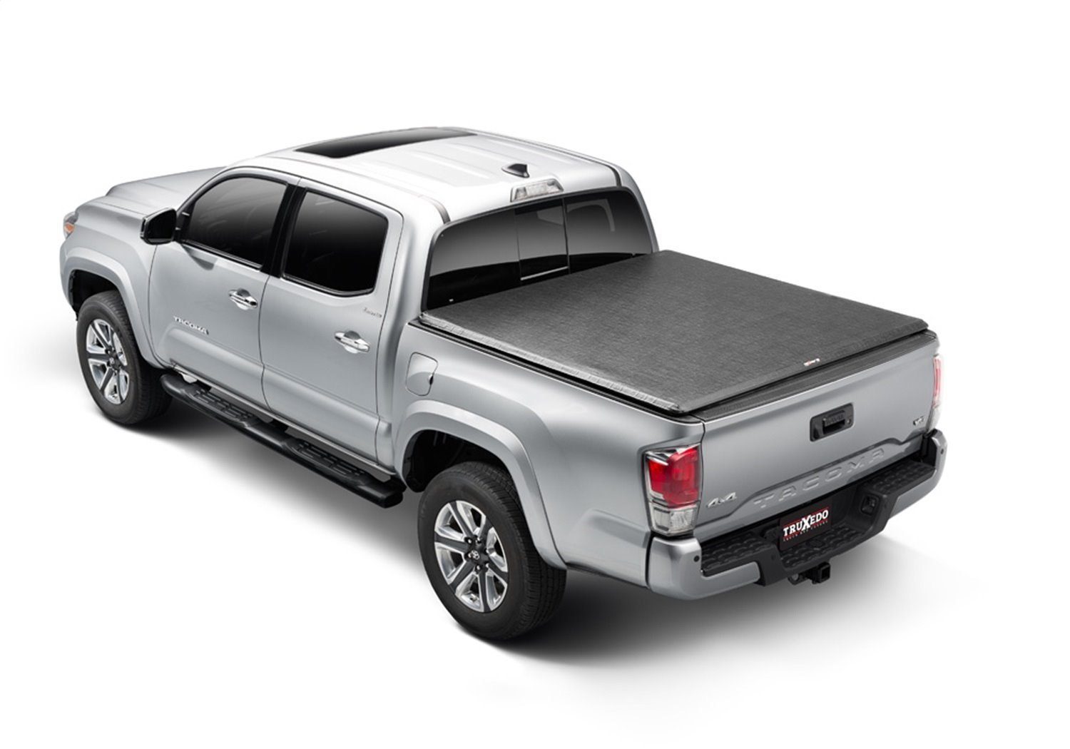 TruXport Soft Roll-Up Tonneau Cover Fits Select Toyota Tundra, With Deck Rail System, Bed Length: 5 ft. 6 in.