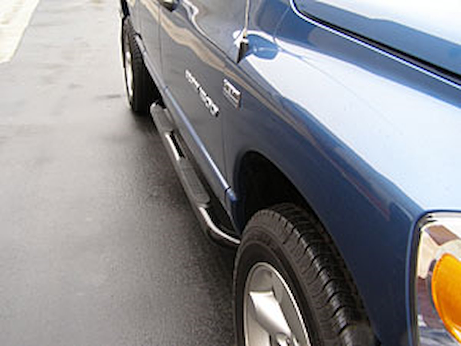 Black Powdercoat Nerf Bars 2002-2009 Dodge Ram Regular Cab