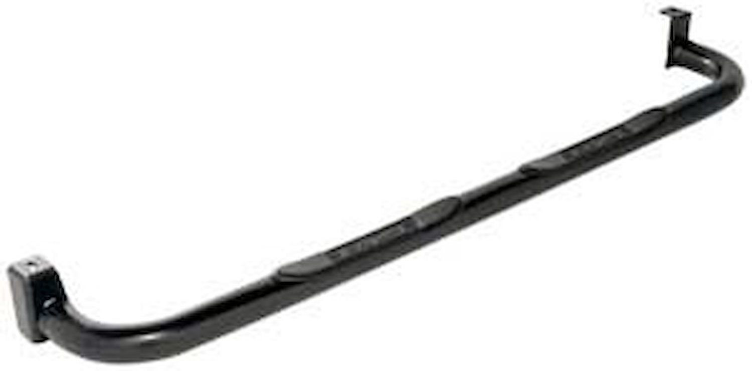 Black Powdercoated Nerf Bars 2006-2010 Jeep Commander 7 Seats with Rear A/C Only