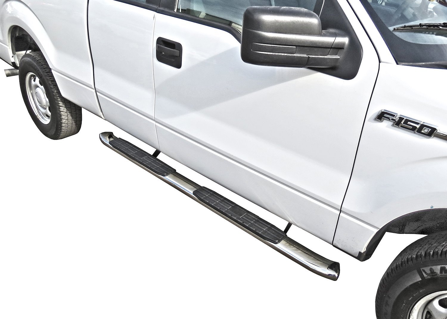 4X Series 4" Oval Side Bars 2009-2014 Ford F-150 SuperCab