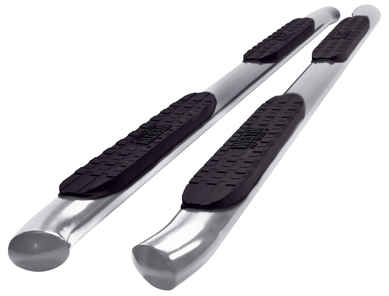 Pro Traxx 4 Oval Nerf Step Bars fits Select Ford Bronco 4-Door [Polished Finish]