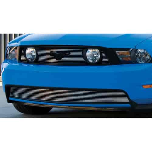 Quick-Fit Billet Grille 2010-14 Ford Mustang V8 Logo Cutout