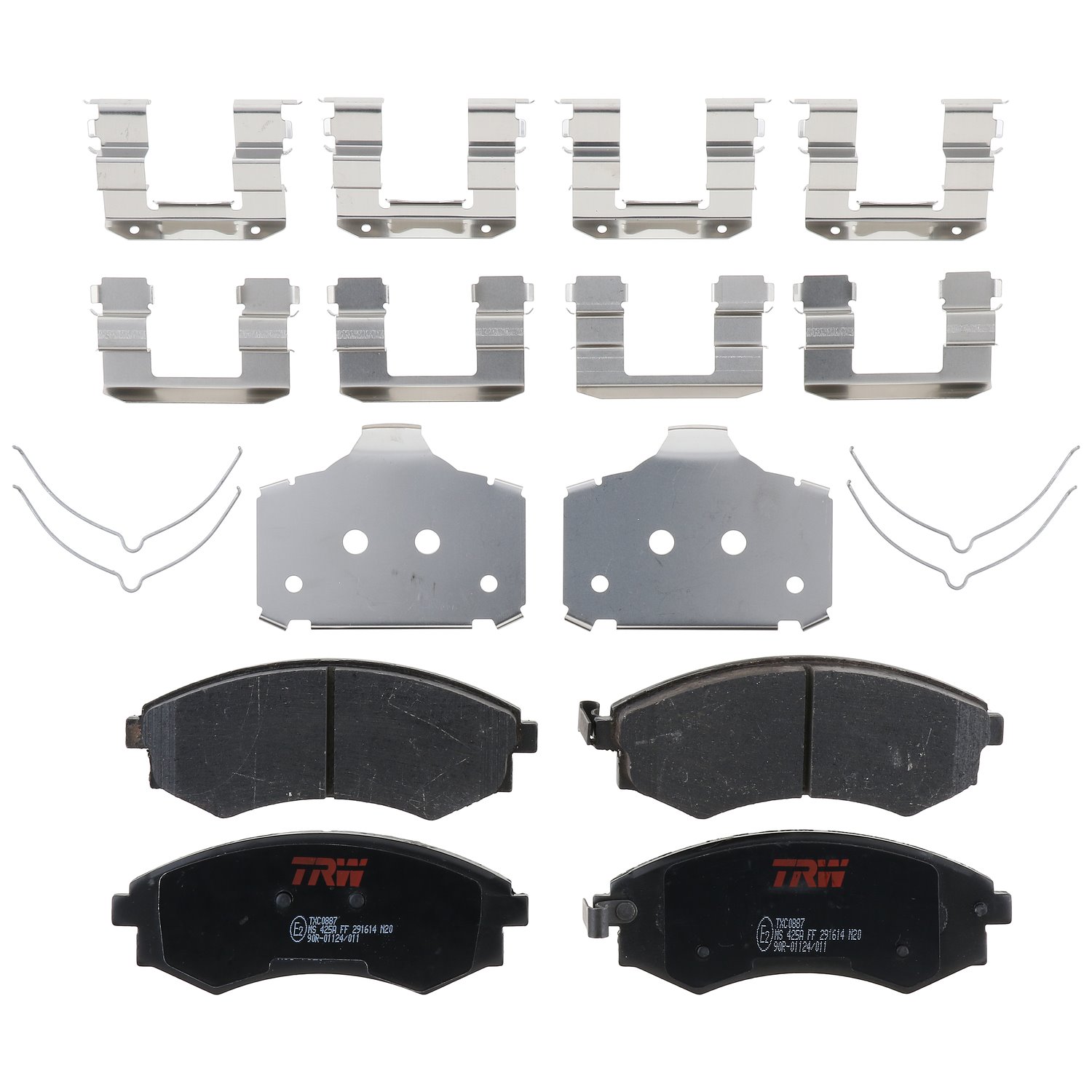 TXC0887 Ultra-Series Disc Brake Pad Set for Select Hyundai/Kia Models, Position: Front