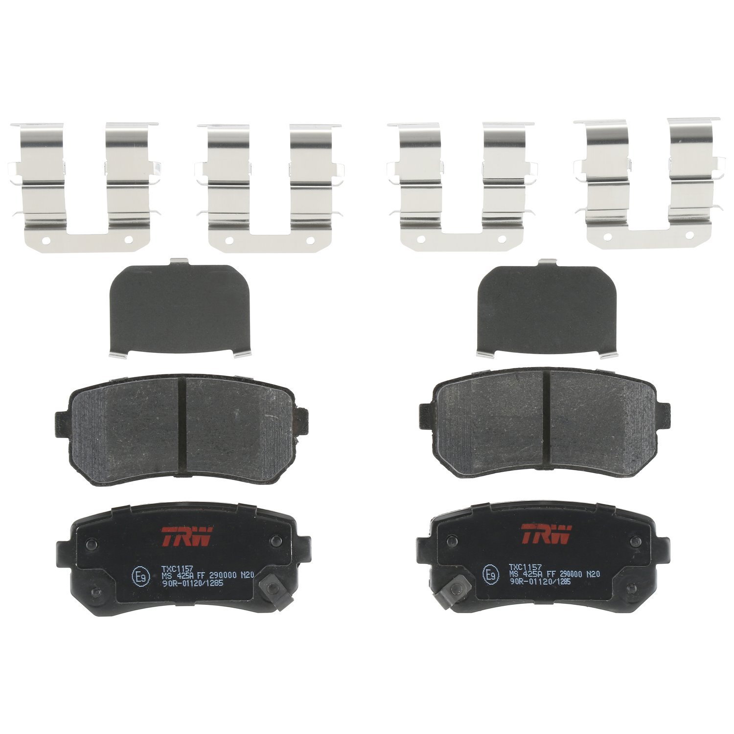 TXC1157 Ultra-Series Disc Brake Pad Set for Select Hyundai/Kia Models, Position: Rear