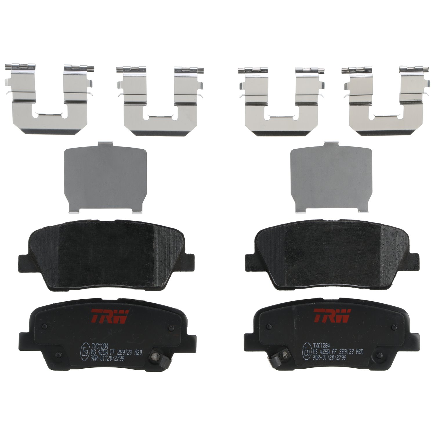 TXC1284 Ultra-Series Disc Brake Pad Set for Select Hyundai/Kia Models, Position: Rear