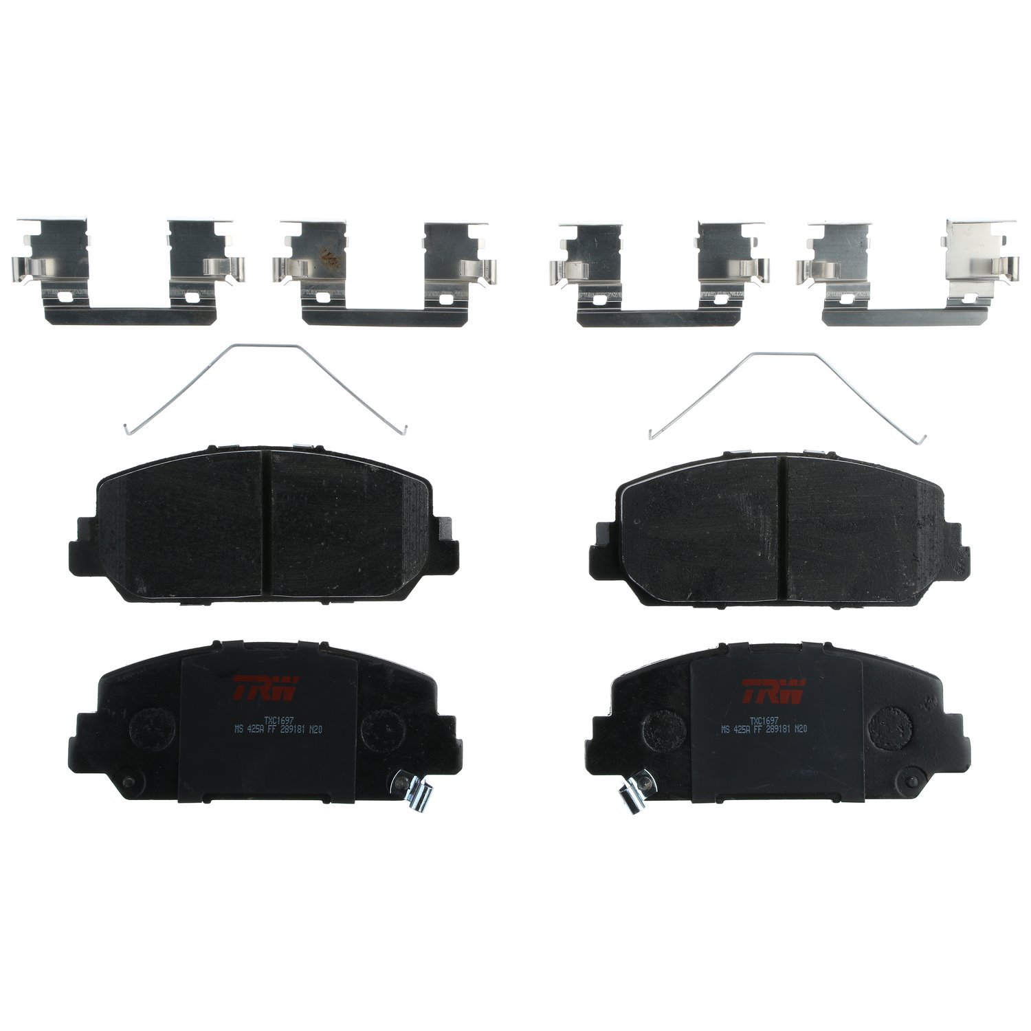 TXC1697 Ultra-Series Disc Brake Pad Set for Acura ILX 2016, RDX 2016-2013, RLX 2016-2014, Honda Accord 2016, Position: Front