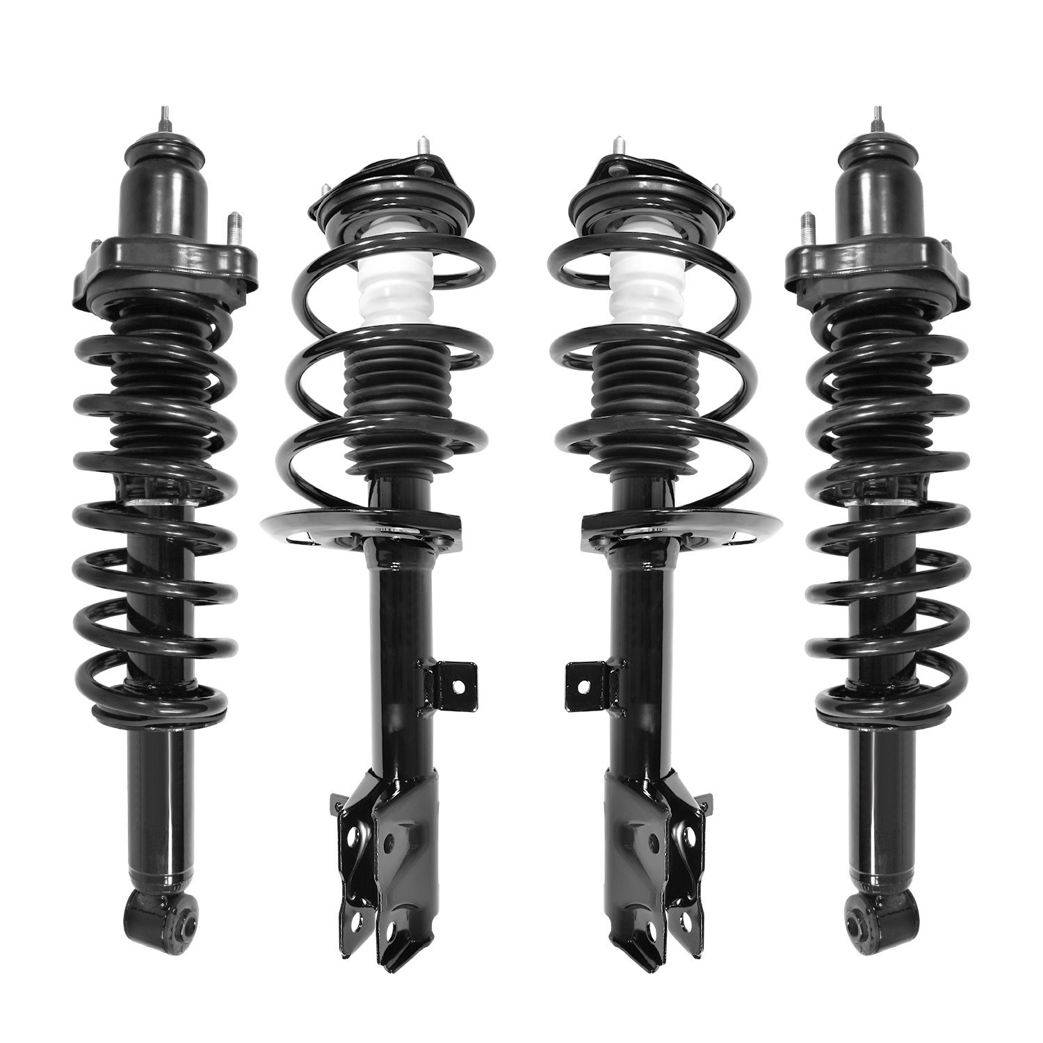 4-11581-15580-001 Front & Rear Suspension Strut & Coil Spring Assembly Kit Fits Select Dodge Caliber, Jeep Compass, Jeep Patriot