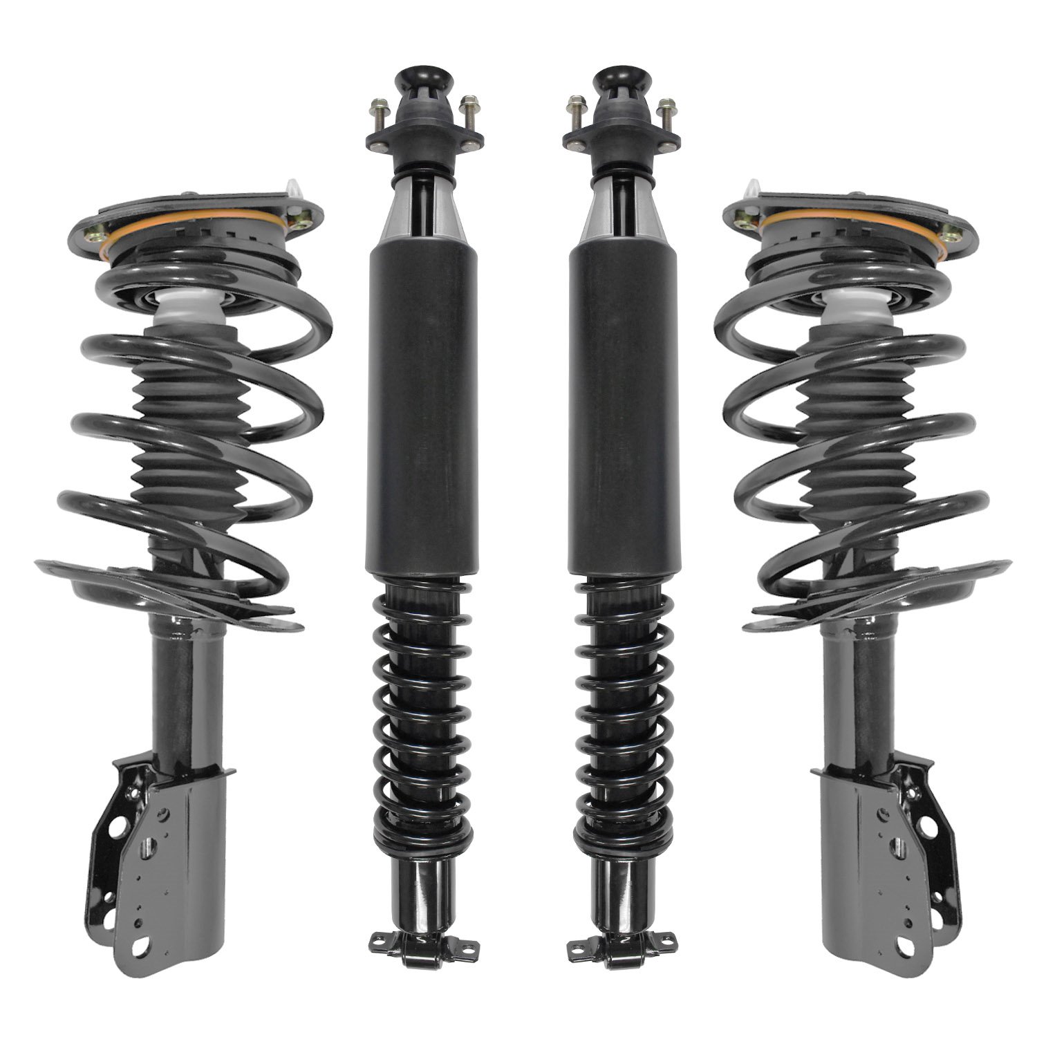 4-11700-65200c-001 Front & Rear Suspension Strut & Coil Spring Assembly Shock Absorber Set Fits Select GM