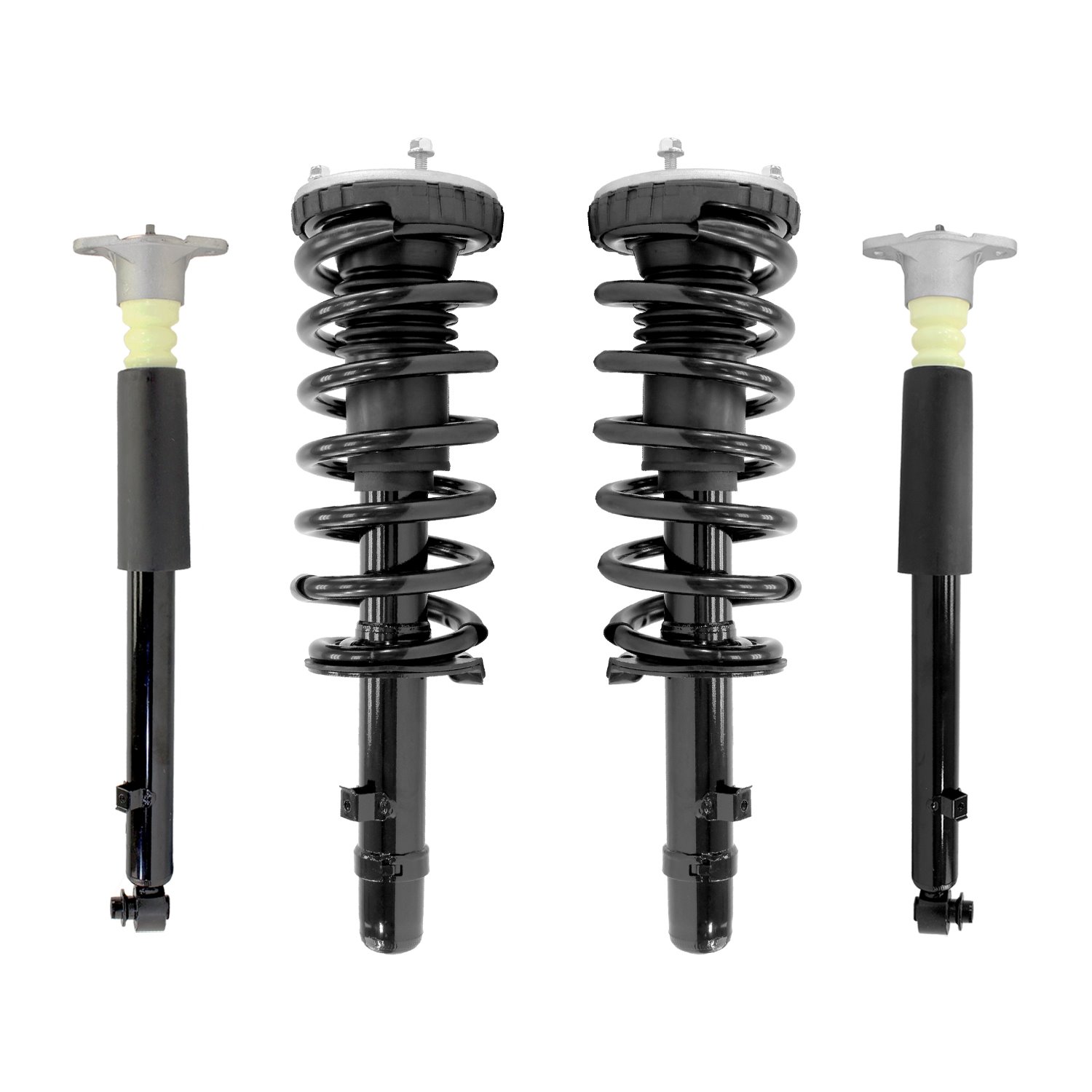 4-13591-259441-001 Front & Rear Complete Strut Assembly Shock Absorber Kit Fits Select Genesis G80, Hyundai Genesis