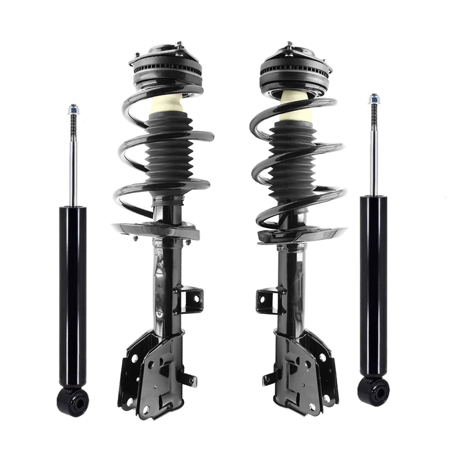 4-13681-253410-001 Front & Rear Complete Strut Assembly Shock Absorber Kit Fits Select Chrysler Pacifica