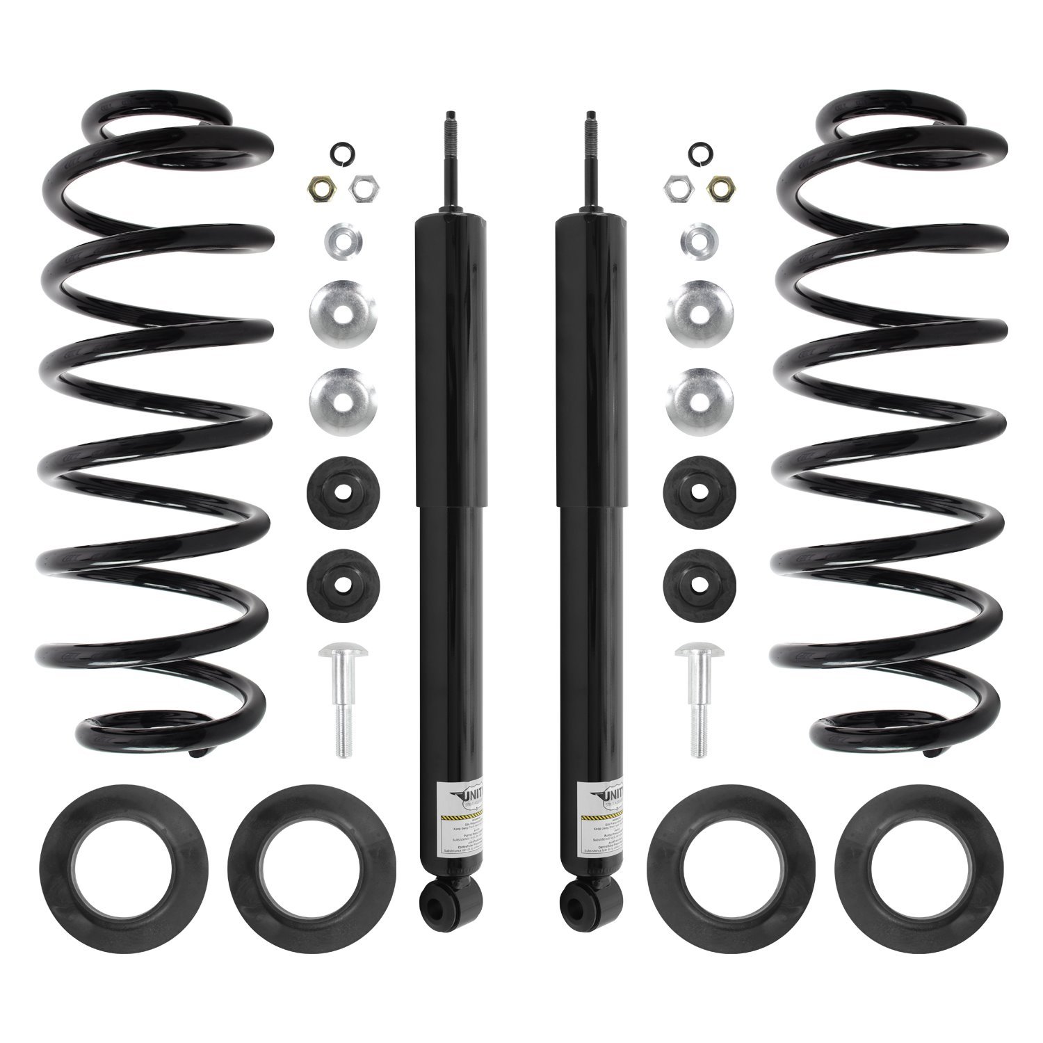 65003c Air Spring To Coil Spring Conversion Kit Fits Select Ford Crown Victoria, Lincoln Town Car, Mercury Grand Marquis