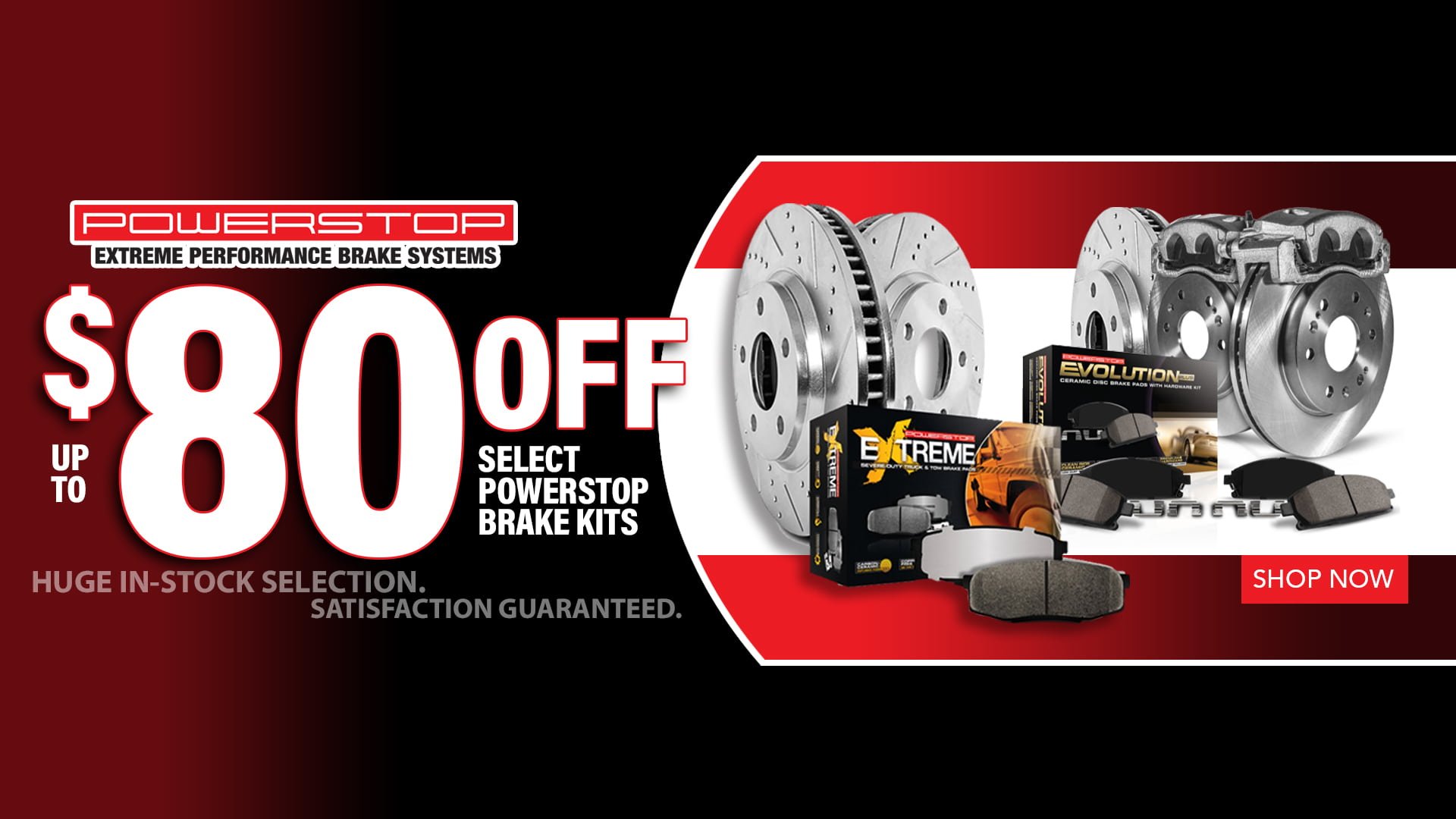 Save Up To $80 on All Powerstop Products