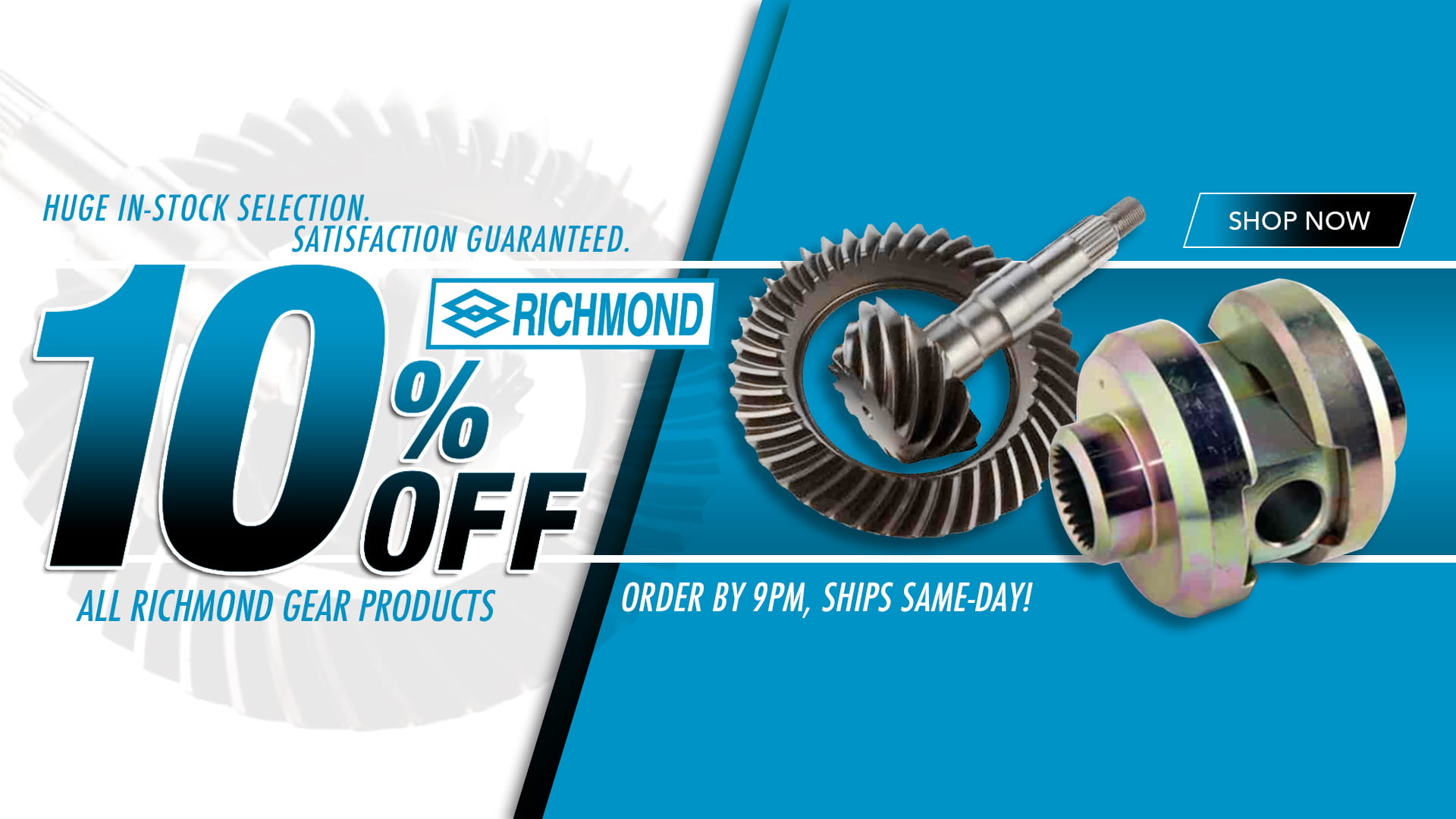 Save 10% on All Richmond Gear Products