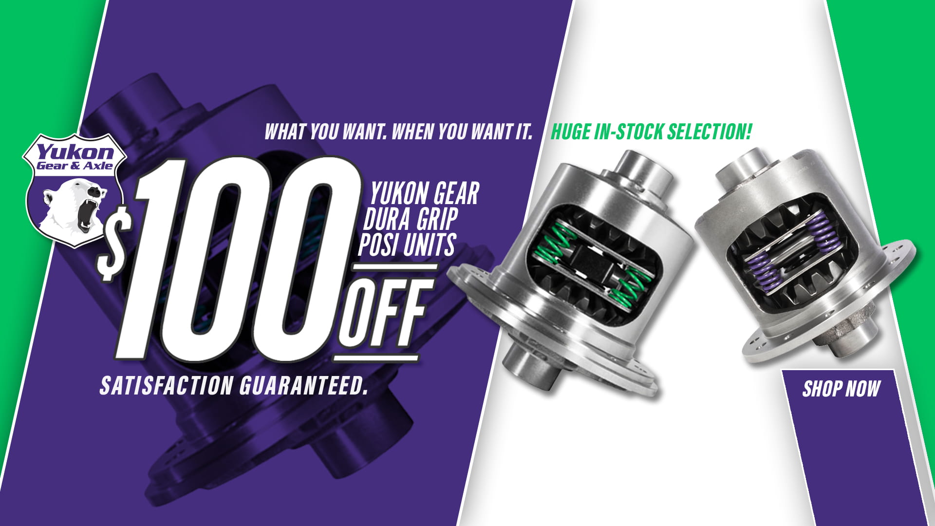 Save $100 On All Yukon Gear DuraGrip Posi Units