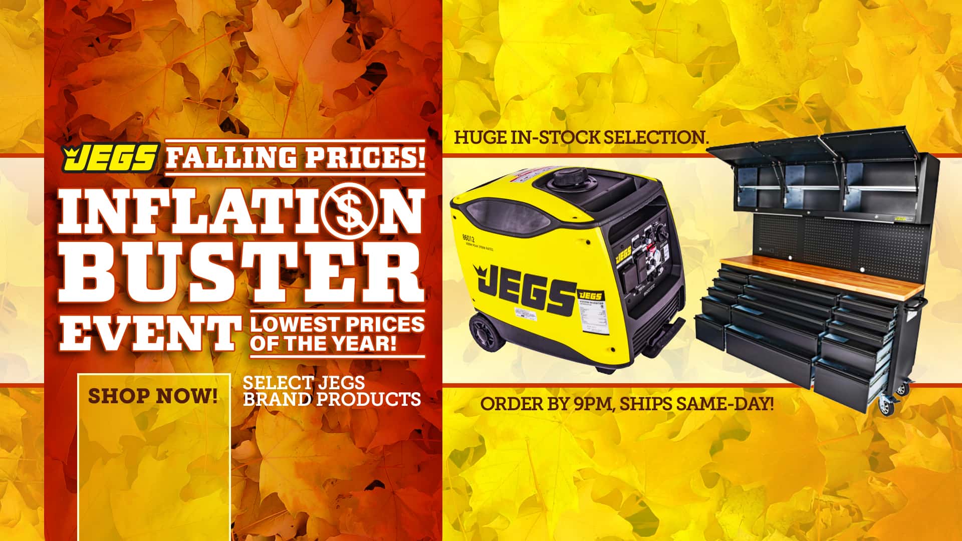 JEGS Falling Prices! Inflation Buster Event! Lowest Price of the Year