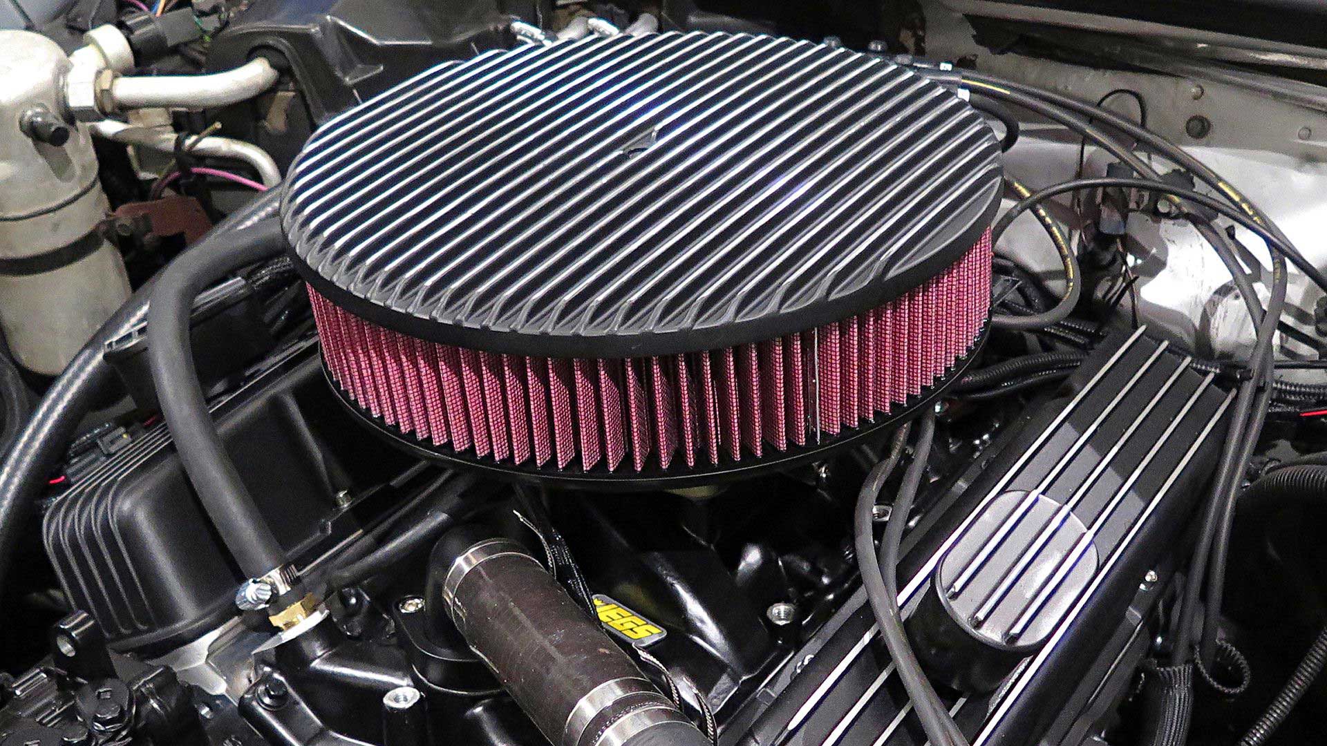High Performance Air Filters on Engine