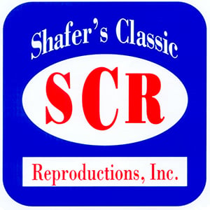 Shafers Classic Reproductions Convertible Replacement Parts