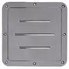 Billet Gas Door GM Square-Body Pickup Truck, Bed Floor Mount - Polished Finish