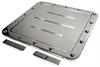 Billet Gas Door Universal Truck Bed Floor Mount - Polished Finish