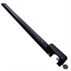 Billet Aluminum Show Car Door Prop [Black Anodized]