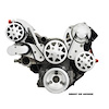 FDS-LS7-901 Front Drive System for LS7 [With Tuff Stuff Water Pump, Bright Dip Anodize, w/ AC and Power Steering]