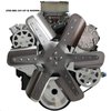 FDS-BBC-353-FF Front Drive System w/On Board PS Reservoir Big Block Chevy [Machine Finish, NO AC with Power Steering, Flex Fan]