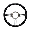SW-07-B Steering Wheel [Beige Wrap, Machined Finish]