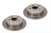 Disc Brake Rotors Frt Drilled&Slotted 07-16 Wrangl
