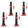 High-Performance Ignition Coil and Spark Plug Kit for 2006-2011 Hyundai Accent, 2006-2011 Kia Rio/Rio5