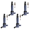 OE Replacement Ignition Coil and Spark Plug Kit, Hyundai Santa Fe/Sonata/Tucson, Kia Optima
