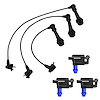 OE Replacement Ignition Coil and Spark Plug Wire Kit, Toyota/Lexus 3.0L