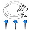 High-Performance Ignition Coil and Spark Plug Wire Kit for Toyota Tacoma 3.4L