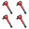 High-Performance Ignition Coils for 2001-2005 Honda Civic [Red]