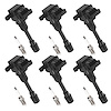 OE Replacement Ignition Coil and Spark Plug Kit, 1995-2002 Mazda Millenia 2.3L V6 C1012